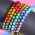 Chakra arc-en-ciel | Bracelet en verre solide Firefly
